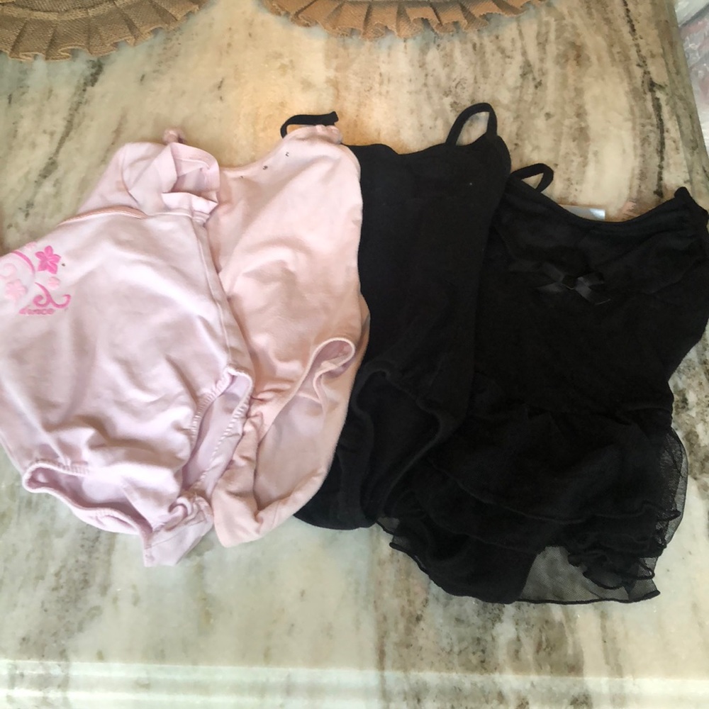Bundle of 4 Danskin Freestyle ballet leotards 4/5